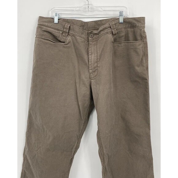 The North Face Mens Stretch Straight Leg Jeans Pants Brown Size 40 - Picture 2 of 12